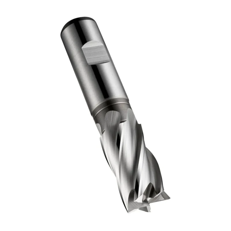 Dormer End Mill, 8 mm Cutter Diameter, HSS Material, Weldon 10mm Shank, 19 mm Cut Length C2478.0
