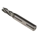 Dormer End Mill, 8 mm Cutter Diameter, HSS Material, Weldon 10mm Shank, 19 mm Cut Length C2478.0
