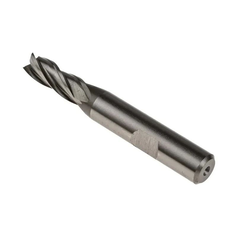 Dormer End Mill, 8 mm Cutter Diameter, HSS Material, Weldon 10mm Shank, 19 mm Cut Length C2478.0