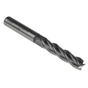 Dormer End Mill, 10 mm Cutter Diameter, Cobalt High Speed Steel, 10 mm Weldon Shank, 45 mm Cut Length C27310.0