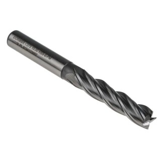 Dormer End Mill, 10 mm Cutter Diameter, Cobalt High Speed Steel, 10 mm Weldon Shank, 45 mm Cut Length C27310.0