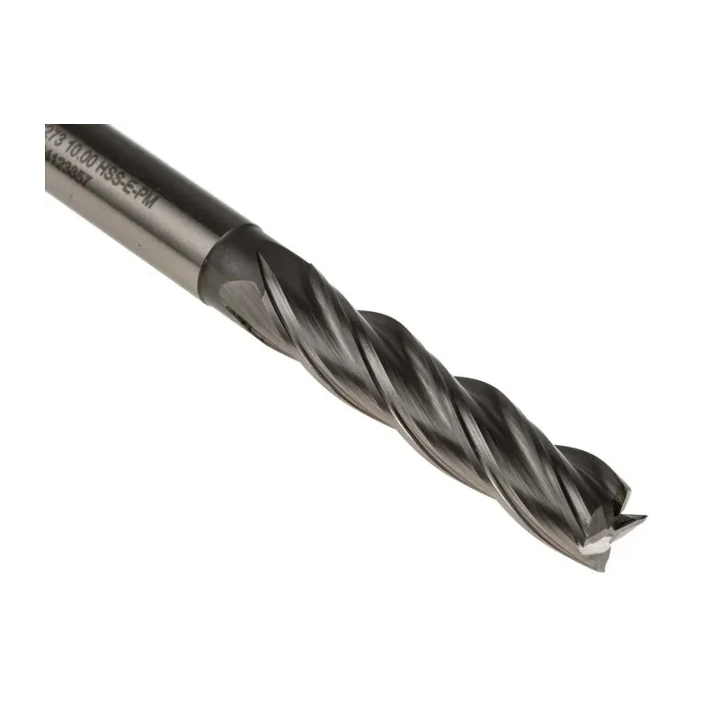 Dormer End Mill, 10 mm Cutter Diameter, Cobalt High Speed Steel, 10 mm Weldon Shank, 45 mm Cut Length C27310.0