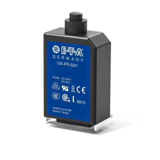 ETA 1-Pole Thermal Circuit Breaker 1.5A Current Rating, 0.05 to 10 A Range, 240V AC, 48V DC, 104-PR-1.5A