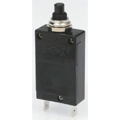 ETA Thermal Circuit Breaker 4A Current Rating 1-Pole Panel Mount Type 2-5700-IG2-P10-DD-000040-4A