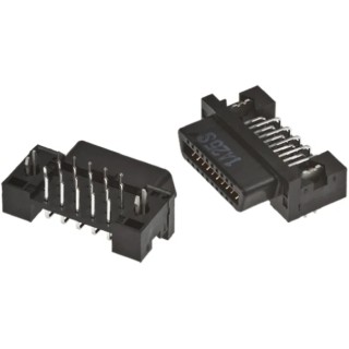 Hirose FX2 Series Right Angle Through Hole PCB Socket 52-Contact 2 Row 1.27 mm Pitch Solder FX2-52S-1.27DSL(71)