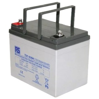 RS PRO 12 V T6 Sealed Lead Acid Battery 35 Ah 164mm x 195mm AGM Rechargeable 727-0394