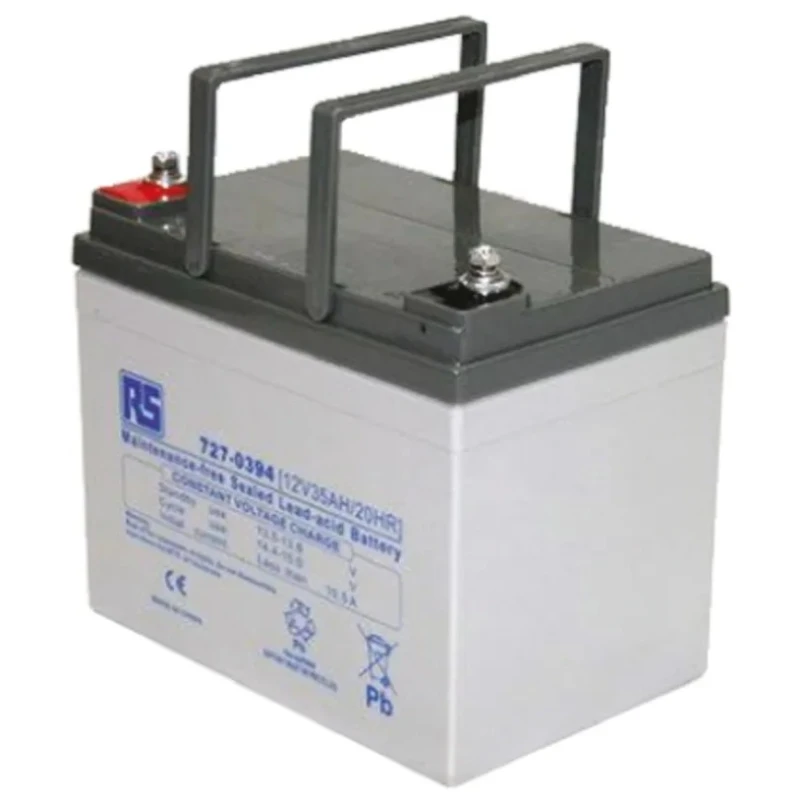 RS PRO 12 V T6 Sealed Lead Acid Battery 35 Ah 164mm x 195mm AGM Rechargeable 727-0394