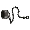 Hirose JR-W Female Dust Cap Shell Size 16 IP67 Rated Metal with Chrome Finish