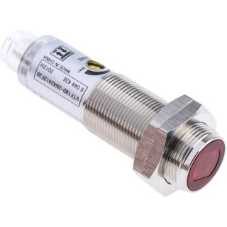 RS PRO Background Blanking Photoelectric Sensor Barrel Style NPN Output 1 mm to 140 mm Detection Range IP67 30V DC 729-5090