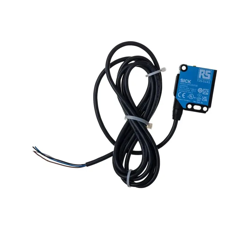 RS PRO Diffuse Photoelectric Sensor Block Sensor 40 mm to 1 m Detection Range PNP Output IP67 30V DC 100mA 2.5ms 729-5141