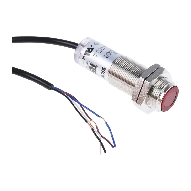 RS PRO Retroreflective Photoelectric Sensor Barrel Style 50 mm to 7 m Detection Range, PNP Output, IP67 Rated 729-5117