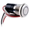 Bulgin Illuminated Momentary Push Button Switch Panel Mount SPST Green LED 24 V dc MPI002
