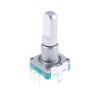 Alps Alpine Mechanical Rotary Encoder 15 ppr Pulse Incremental with 6 mm Flat Shaft, Through Hole Mount EC11E15244G1