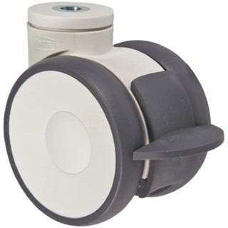 Tente Swivel Castor, 100 mm Wheel Diameter, 100 kg Load Capacity, Polyurethane Wheel, Medium Duty 5947 UAP 100 P30-13