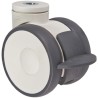 Tente Swivel Castor, 100 mm Wheel Diameter, 100 kg Load Capacity, Polyurethane Wheel, Medium Duty 5947 UAP 100 P30-13