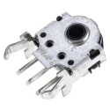 Alps Alpine 12 ppr Pulse Incremental Mechanical Rotary Encoder with 3.6 mm Hollow Shaft, Not Indexed, Through EC10E1220505