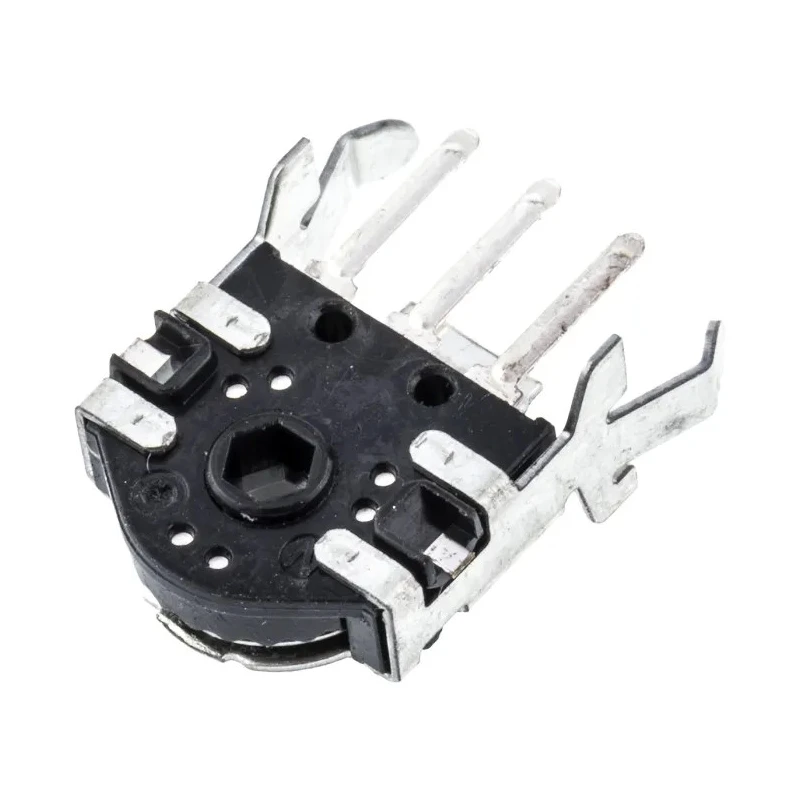 Alps Alpine 12 ppr Pulse Incremental Mechanical Rotary Encoder with 3.6 mm Hollow Shaft, Not Indexed, Through EC10E1220505