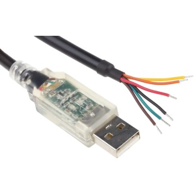 FTDI Chip TTL to USB Serial Converter Generic Cable for Devices with a Logic Level Serial TTL-232RG-VSW5V-WE