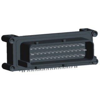 TE Connectivity Timer Automotive Connector 42 Contacts, 2 Rows, Through Hole, Solder Termination, Polybutylene 1-963224-1