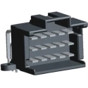 TE Connectivity Timer Automotive Connector Male Black Through Hole 15 Way Solder Termination 3-966140-2