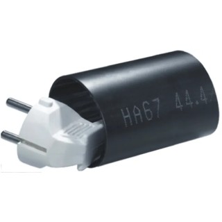 HellermannTyton Halogen Free Heat Shrink Tubing Black 88.9 mm Sleeve Diameter x 1.2 m Length 6:1 Shrink Ratio HA67