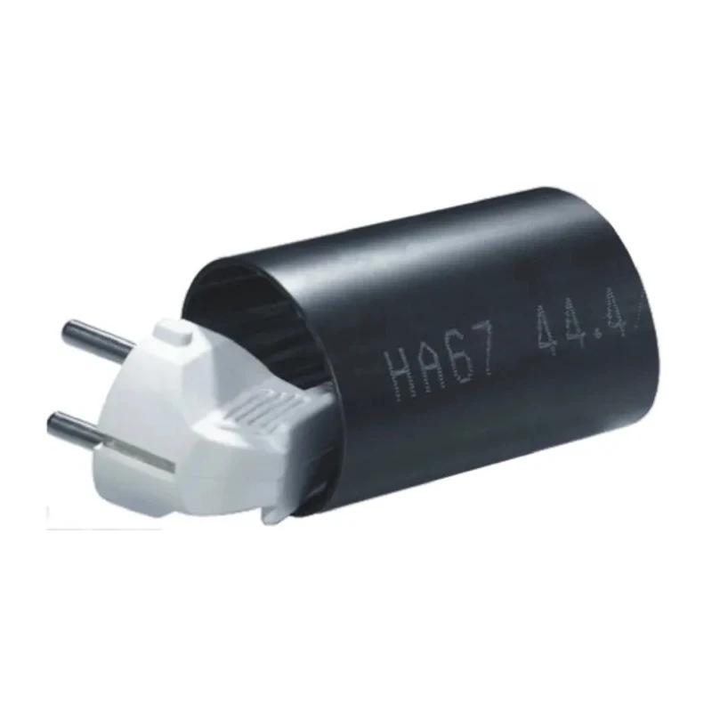 HellermannTyton Halogen Free Heat Shrink Tubing Black 88.9 mm Sleeve Diameter x 1.2 m Length 6:1 Shrink Ratio HA67