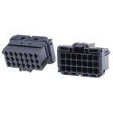 TE Connectivity AMP MCP 2.8 Automotive Connector Female Grey Cable 21 Way Crimp Termination 8-968975-2