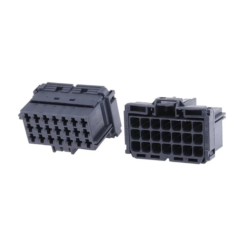 TE Connectivity AMP MCP 2.8 Automotive Connector Female Grey Cable 21 Way Crimp Termination 8-968975-2