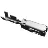 TE Connectivity AMP MCP 2.8 Series Female Crimp Terminal, 17 AWG Min Crimp, 20 AWG Max, Silver Plated Copper 1-968849-3