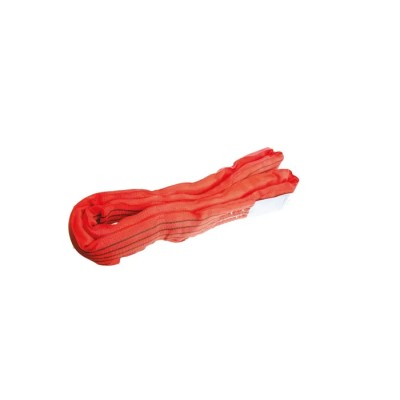 RS PRO Red 1 m Round Lifting Sling, Polyester, 5 T Straight Pull Load, Endless End, Width 120 mm 729-2972