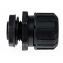Adaptaflex Conduit Fitting Black Polyamide 66, 16 mm Nominal Size, M16 Thread, IP65 Rated 7TCA296060R0105 XF16/M16/D