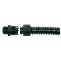 Adaptaflex Conduit Fitting Black Polyamide 66, 16 mm Nominal Size, M16 Thread, IP65 Rated 7TCA296060R0105 XF16/M16/D