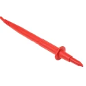 Staubli Multimeter Test Lead 1m, CAT II 1kV, 19A, Right Angle Plug 99.00047