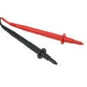 Staubli Multimeter Test Lead 1m, CAT II 1kV, 19A, Right Angle Plug 99.00047