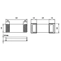 Micro Crystal 1 MHz 10pF Surface Mount Device ±100 ppm SMD 2-Pin Crystal CC4V-1.00000-TA-100