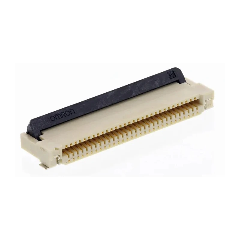 Omron XF2M 0.5 mm Pitch 30 Way Right Angle Female FPC Connector, Solder 