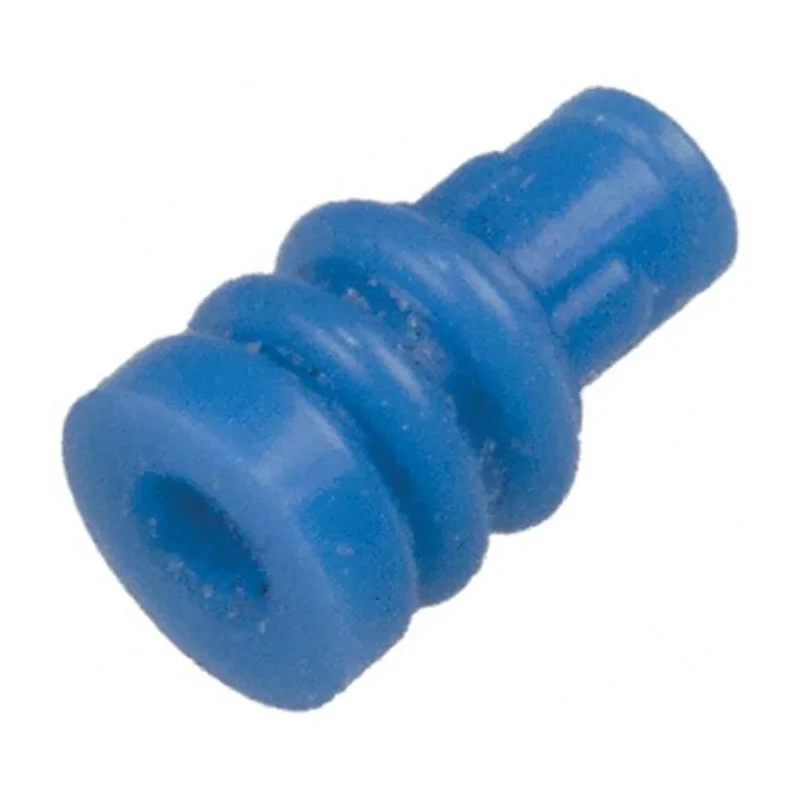JAE MX44 Series Automotive Connector Seal Cable Male Wire Seal Plug-In Silicone Blue IP67 