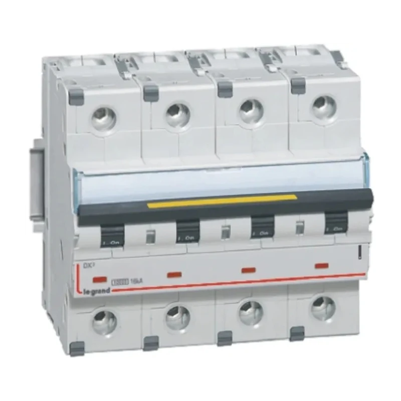 Legrand DX DX3 Miniature Circuit Breaker, 4-Pole, 80A, Type C, 400V AC, 16 kA Breaking Capacity 4 093 62