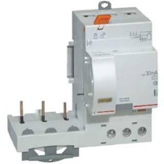 Legrand DX3 Series Residual Current Device 40A 3-Pole 30mA Type AC 100kA 400V ac 4 104 71