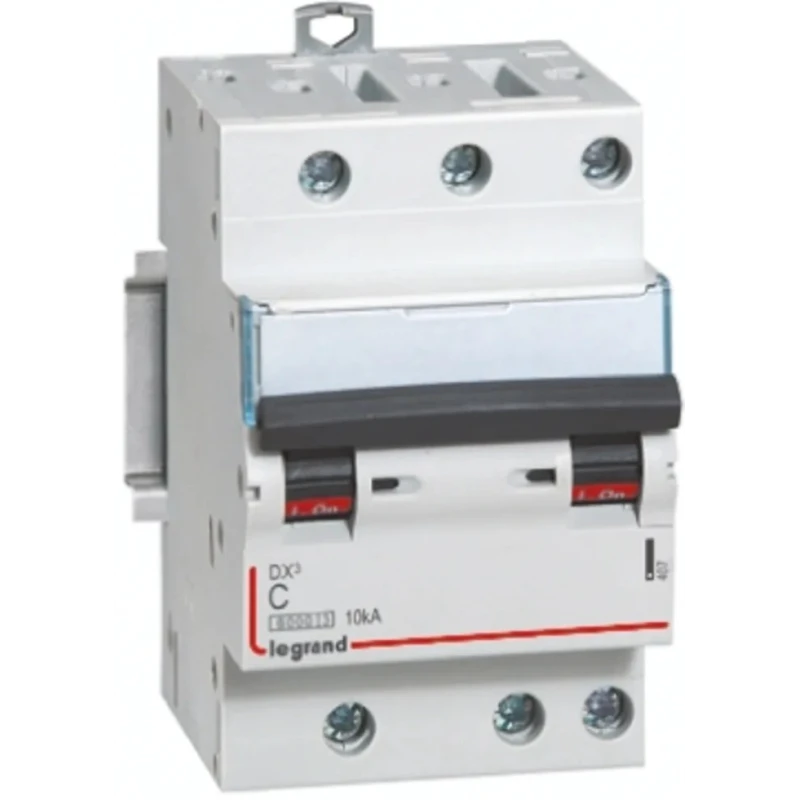 Legrand DX DX3 Miniature Circuit Breaker, 3-Pole, 16A, Type C, 400V AC, 10 kA Breaking Capacity 4 078 29