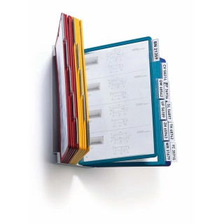 Durable VARIO Wall Mount Display Panel System 20 A4 Polypropylene Panels 327x251x116mm 5512-00