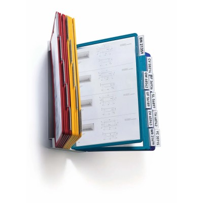 Durable VARIO Wall Mount Display Panel System 20 A4 Polypropylene Panels 327x251x116mm 5512-00