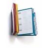 Durable VARIO Wall Mount Display Panel System 20 A4 Polypropylene Panels 327x251x116mm 5512-00