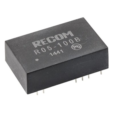 Recom DC/DC Converter 87V Output, 25mA Output Current, 6V dc Input, 4.5V Minimum Input, 3W Max Power, Through Hole R05-100B