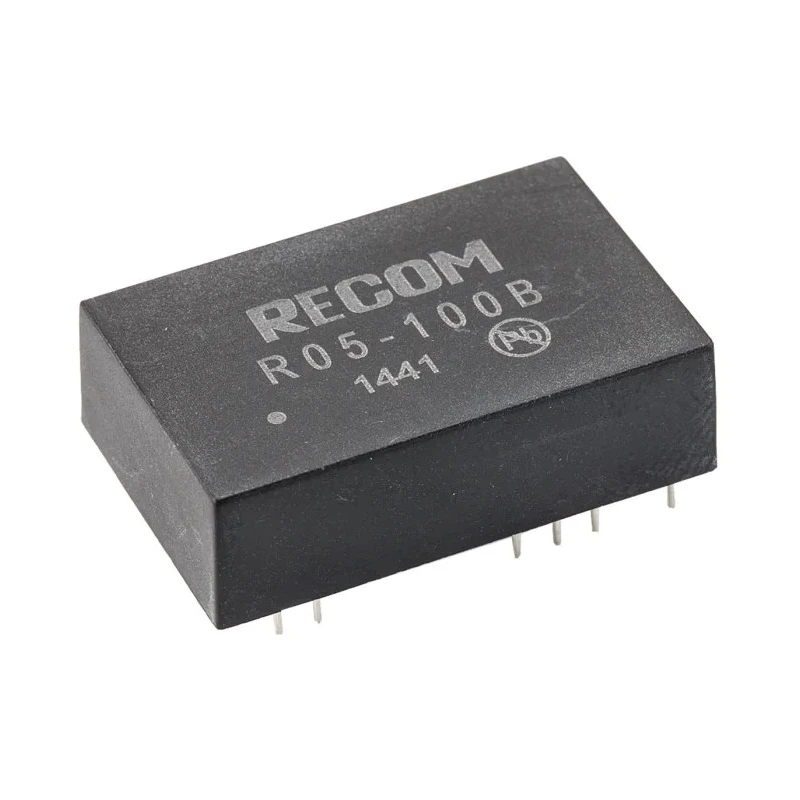 Recom DC/DC Converter 87V Output, 25mA Output Current, 6V dc Input, 4.5V Minimum Input, 3W Max Power, Through Hole R05-100B