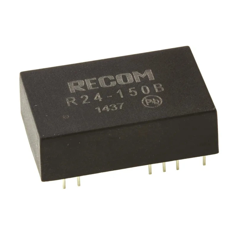 Recom DC/DC Converter Through Hole DIP-24 Package Adjustable Output Voltage 135V DC 50mA 5W -40°C to 85°C R24-150B