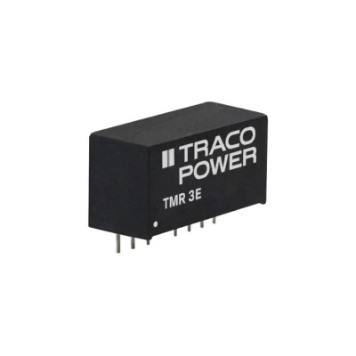 TRACOPOWER 3W Regulated Isolated DC-DC Converter 12V DC Output 250mA 4.5-9V Input PCB Mount 85°C TMR 3-0512E