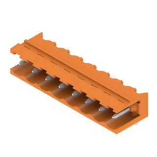 Weidmuller SL Series Pluggable Terminal Block, 8 Contacts, 5.08 mm Pitch, 18A Current, 400V, Right Angle, Solder 1146850000
