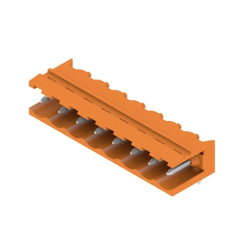 Weidmuller SL Series Pluggable Terminal Block, 8 Contacts, 5.08 mm Pitch, 18A Current, 400V, Right Angle, Solder 1146850000