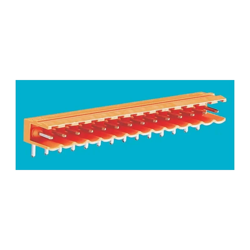 Weidmuller SL Series Pluggable Terminal Block, 8 Contacts, 5.08 mm Pitch, 18A Current, 400V, Right Angle, Solder 1146850000